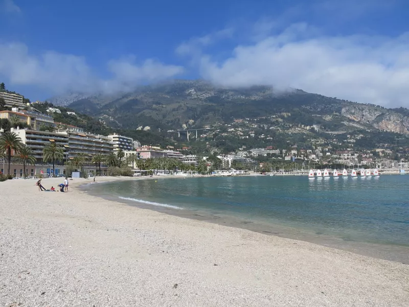 Plage des Sablettes, Menton (06)