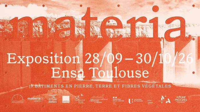 Exposition : "materia" architectures - 19 bâtiments en pierre, terre et fibres végétales