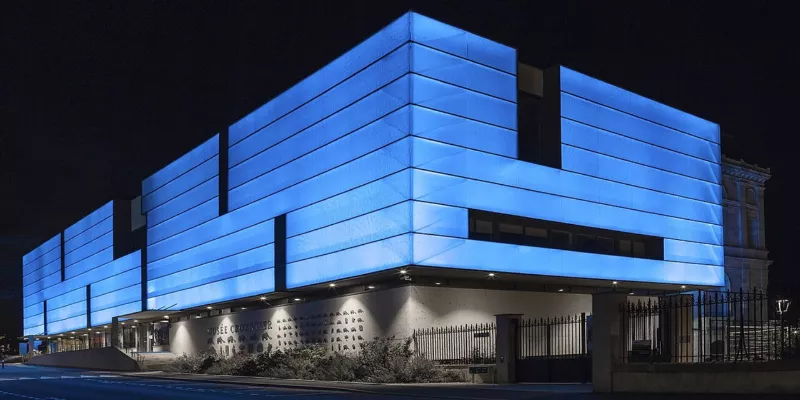 Musee Crozatier facade nuit