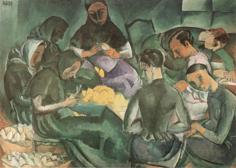 Georges Kars, Balení citronů na Mallorce, 1912