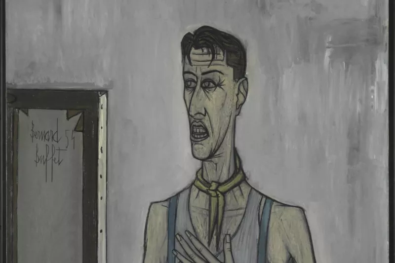 Portrait of the Artist (1954) Benard Buffet in Tate Museum