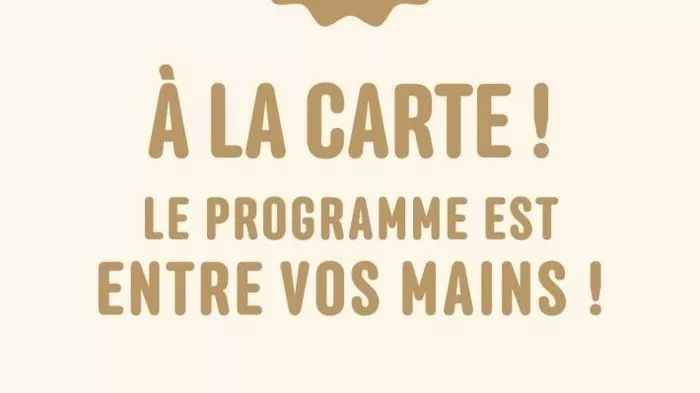 À la carte !