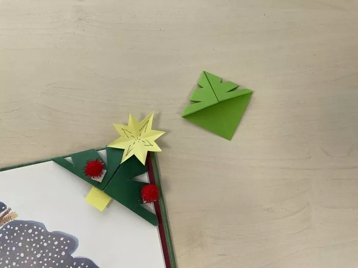 Atelier : Marque-page au coin du sapin