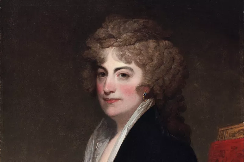 Gilbert Charles Stuart, American - Portrait of Anne Willing Bingham - Google Art Project
