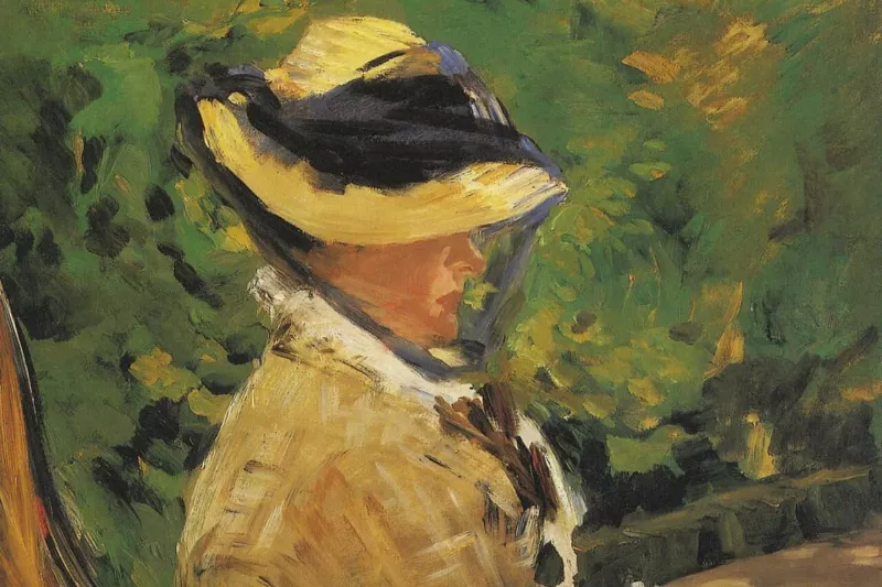 Édouard Manet - Mme Édouard Manet dans le Jardin de Bellevue