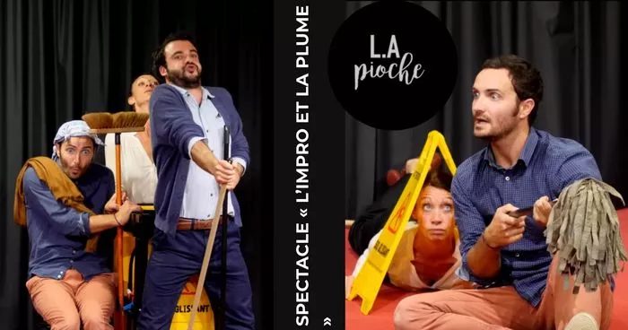 Affiche : L'impro et la plume
