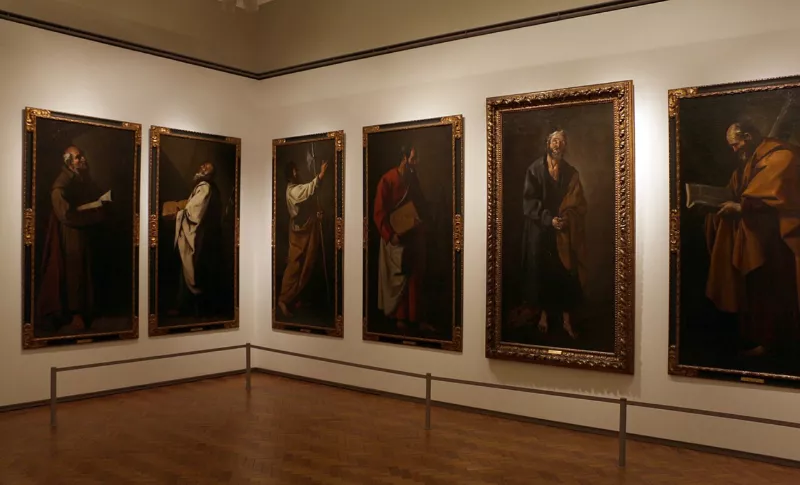 Francisco de zurbaran e bottega, apostoli, 1633, 01