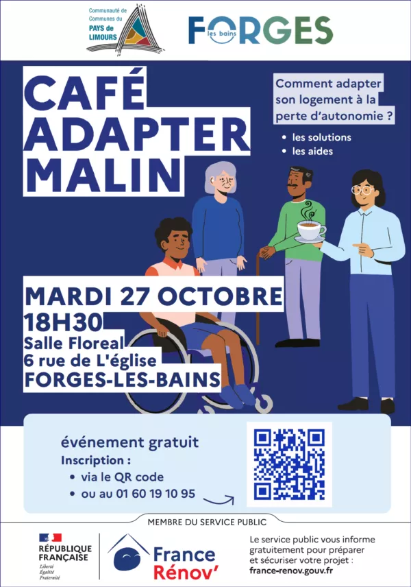 Affiche : Soirée d’information sur l’adaptation du logement à la perte d'autonomie