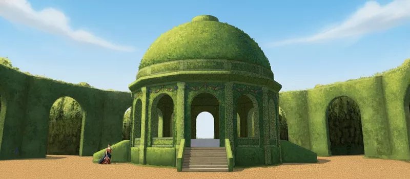 DOME DE LA TABLE fete chateau Chantilly Grand Dauphin aout 1688 Franck Devedjian