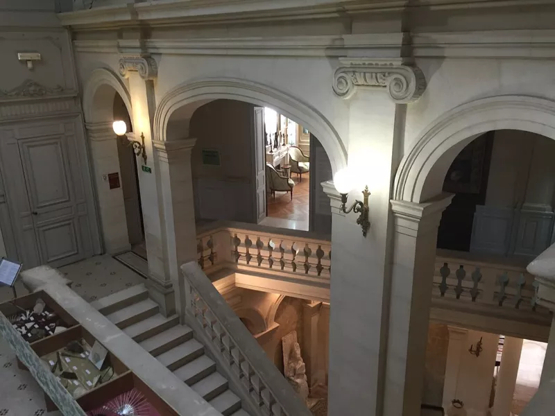 Musee de Vulliod escalier