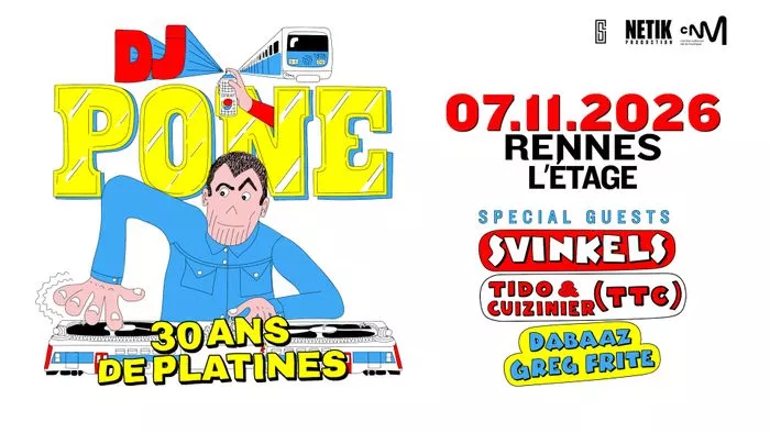 DJ PONE - 30 ANS DE PLATINES