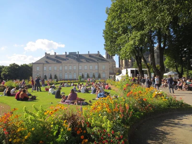 Du jardin de l'évêché