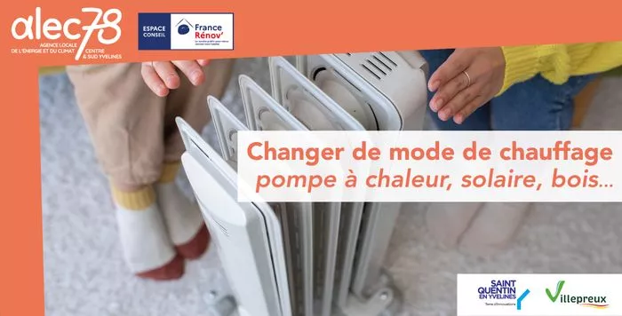 Conférence Changer de mode de chauffage : pompe à chaleur, solaire, bois...
