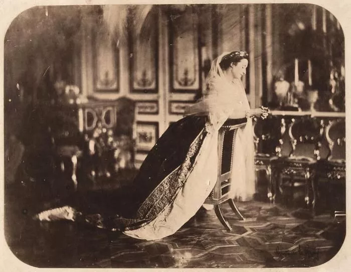 L’impératrice Eugénie en robe à pois