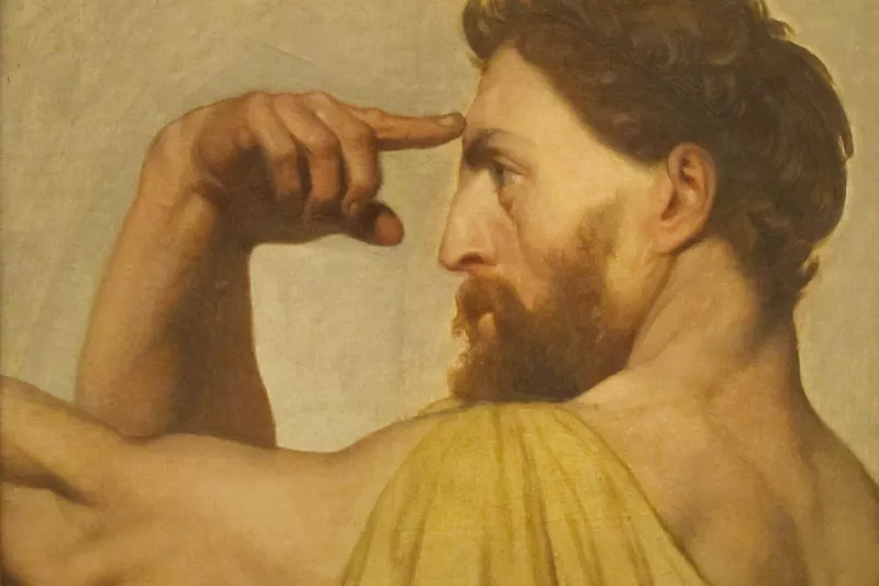 Study for Phidias in 'The Apotheosis of Homer' by Ingres, San Diego Museum of Art