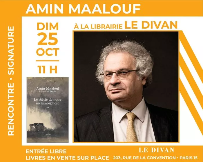 Amin Maalouf de l'Académie française présente son essai « Le Siècle de notre métamorphose »