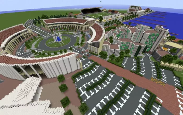 Martigues dans Minecraft