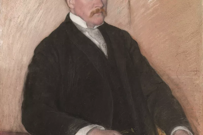 Mary Cassatt - Portrait of Alexander J. Cassatt - Seattle Art Museum