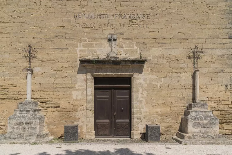 Portal of Saint Saturnin Church of Tourbes 02