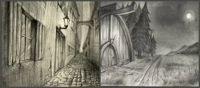 Stage : Créer un paysage au graphite