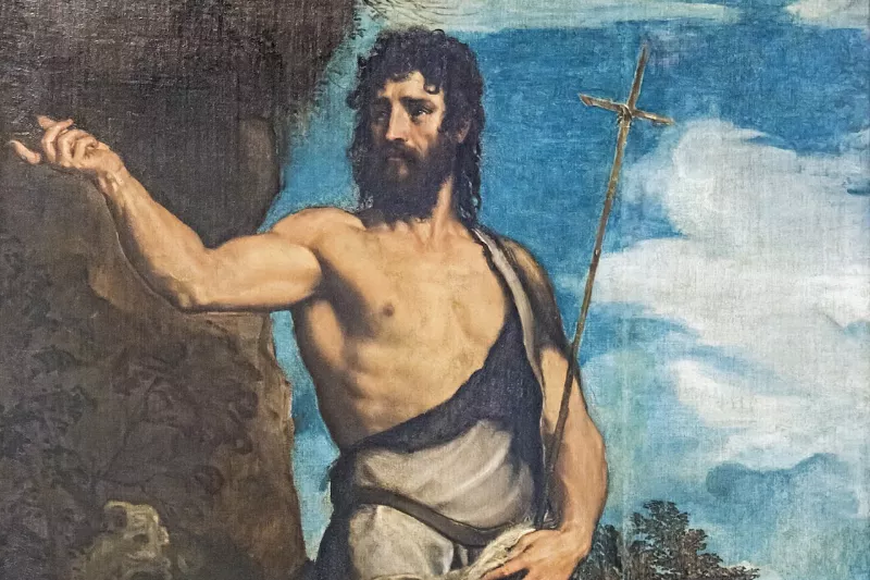 Accademia - St John the Baptist by Titian Cat314