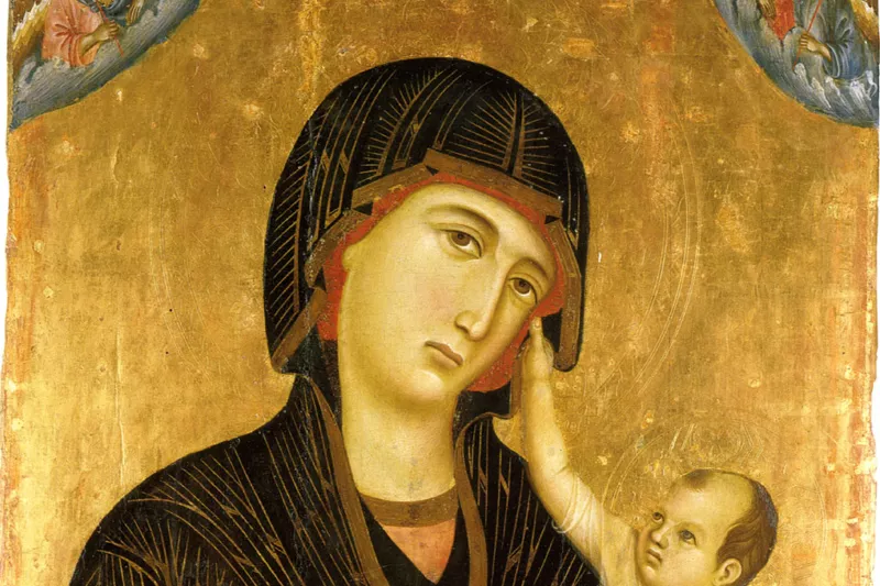 Duccio The-Madonna-and-Child-128