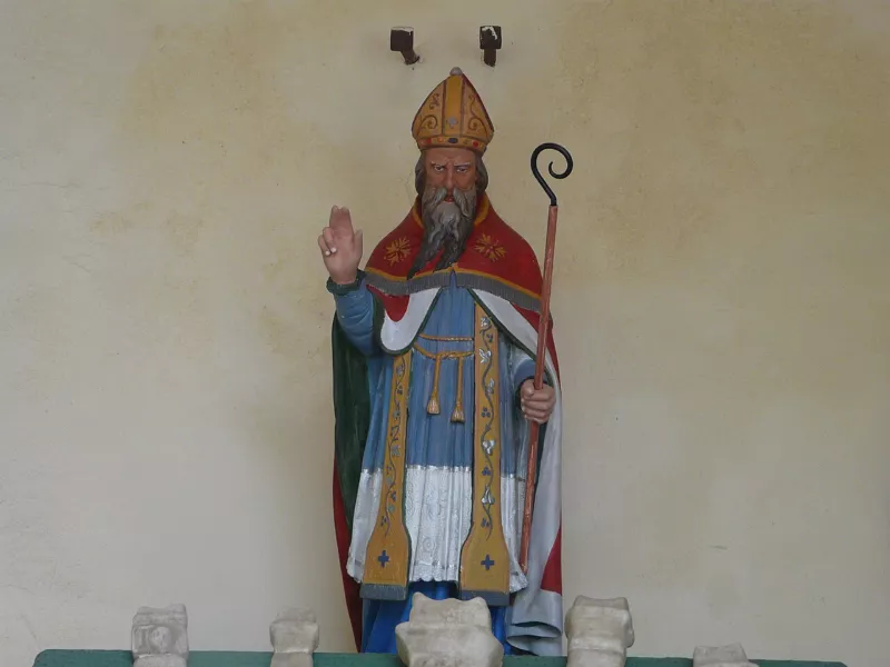 Mauléon-Barousse chapelle St Blaise statue