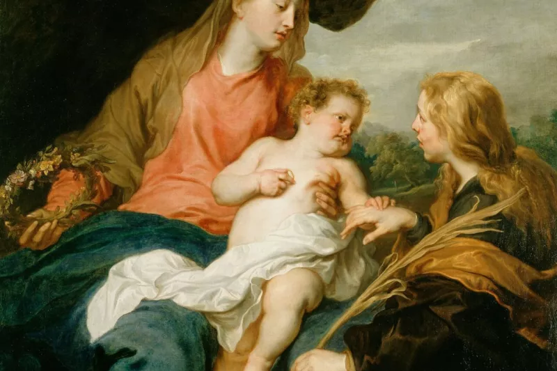 Anthony van Dyck - The Mystical Marriage of St. Catherine