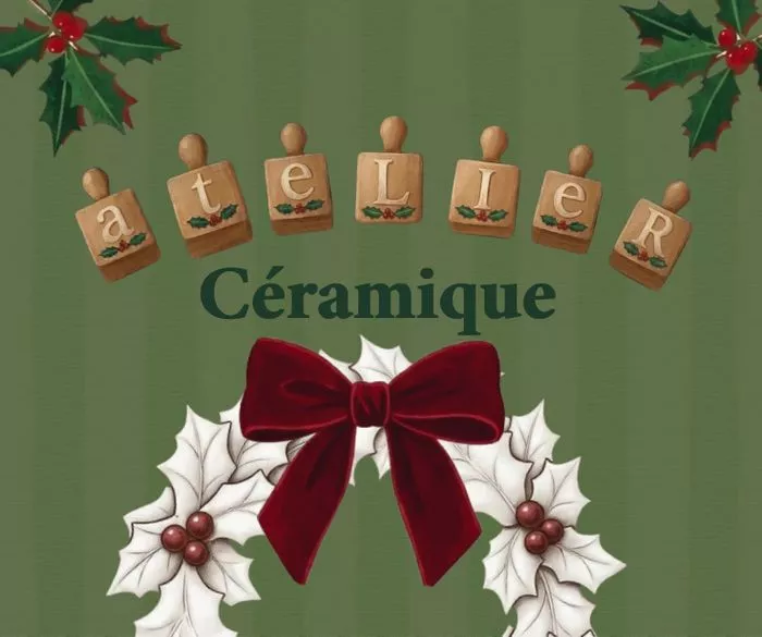 Atelier céramique de Noël à Bordeaux : créez votre couronne en argile