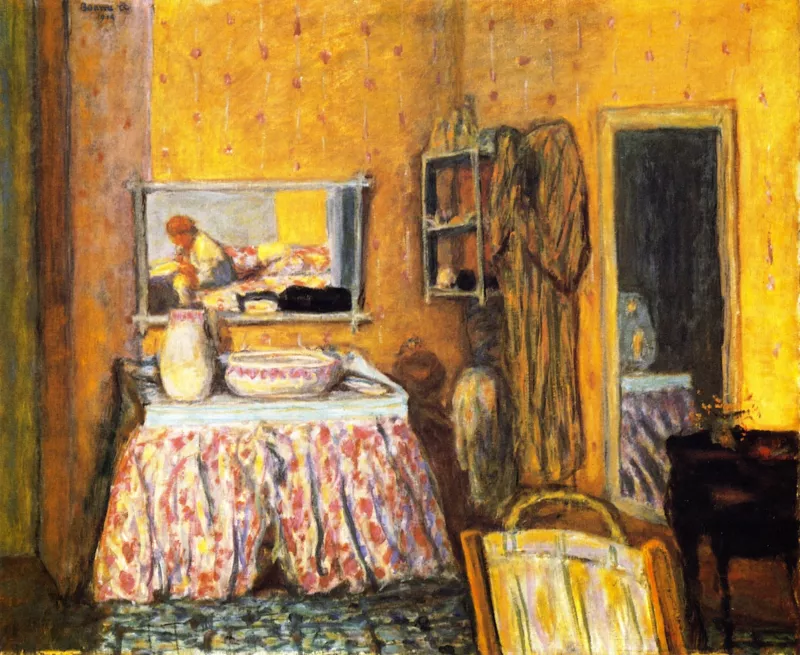 Pierre Bonnard The Bathroom Mirror