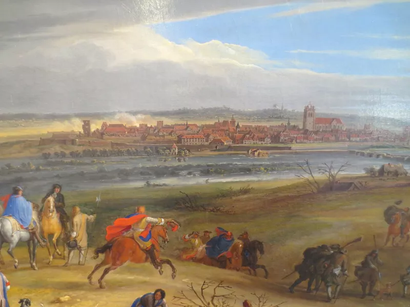 Siège de Dole du 14 février 1668 (détail ville)
