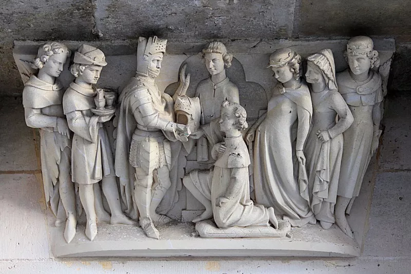 0 Relief du château de Pierrefonds