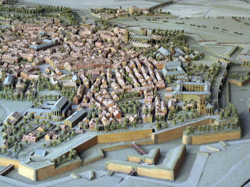 Casa de Bernat Xanxo, maqueta de Perpinyà (II)