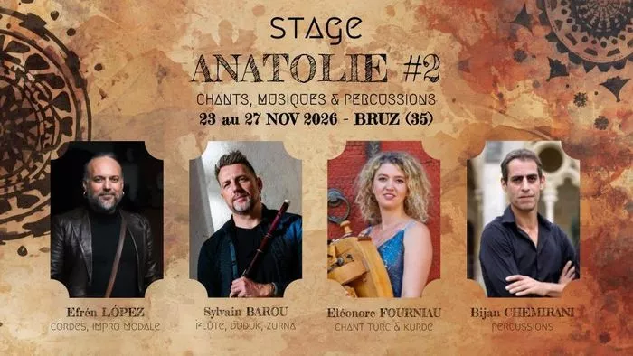 STAGE ANATOLIE 2 Chants, musiques & percussions