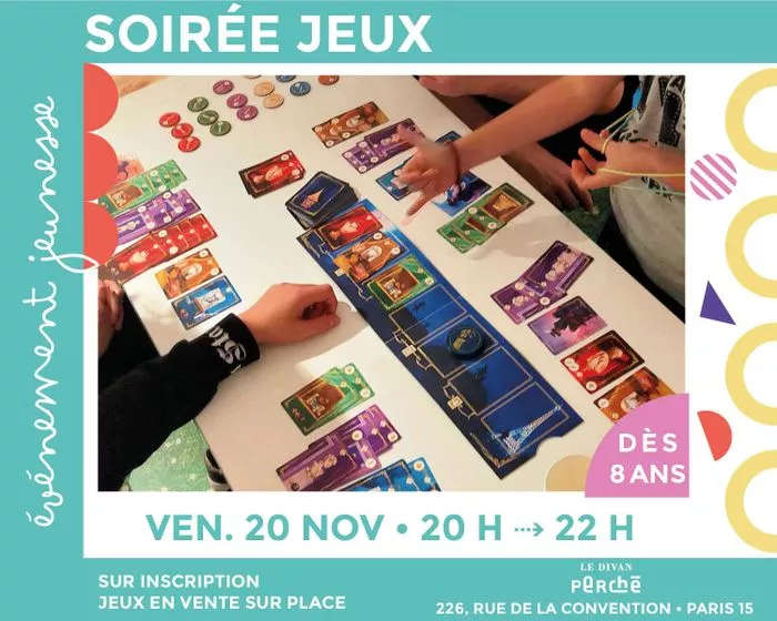 Soirée jeux au Divan Perché !