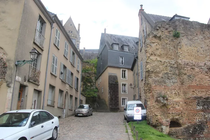 Actuel acces rue des pans de gorron