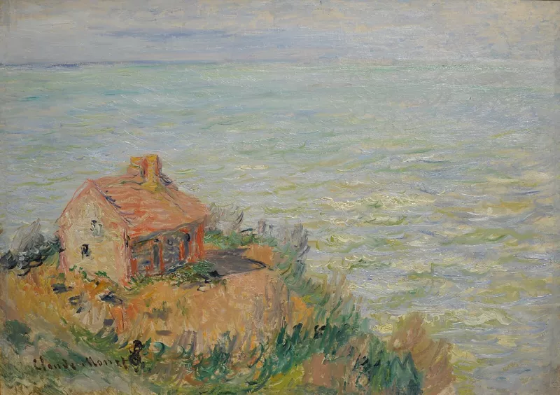 Claude Monet, Cabane des douaniers (1882) ©Alban Gilbert