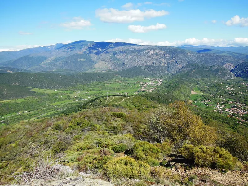Fuilla et la vallée de la Rotja