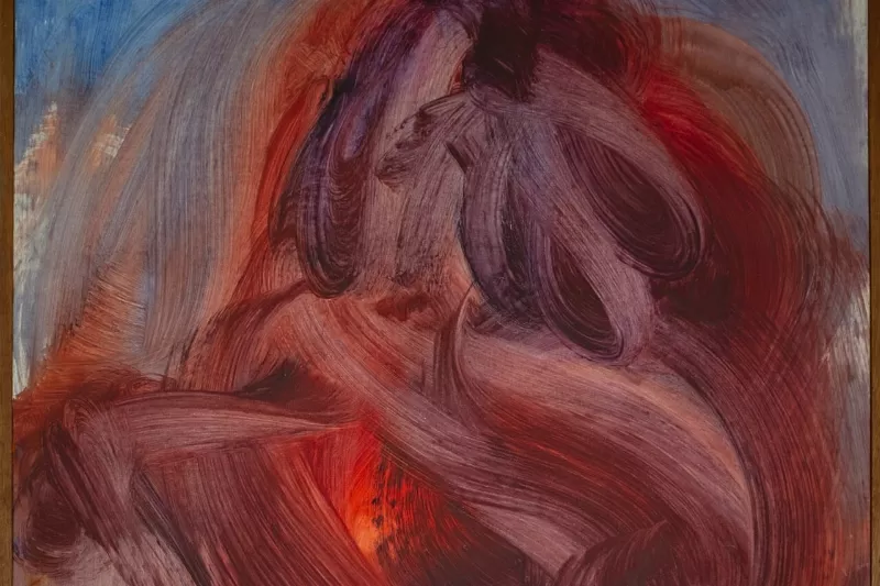 Jean Messagier 1966 Apres midi Louis XIV 130 x 87.7 cm