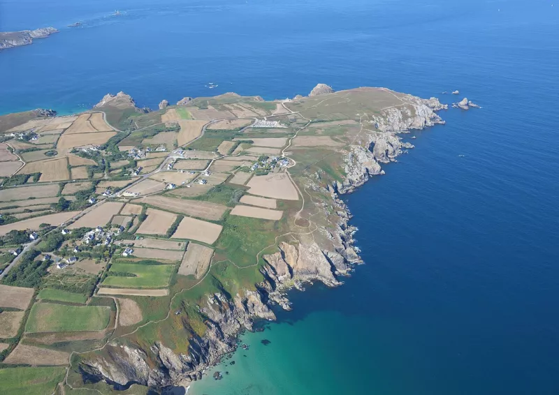 Aerial image of Pointe du Van (view from the east)
