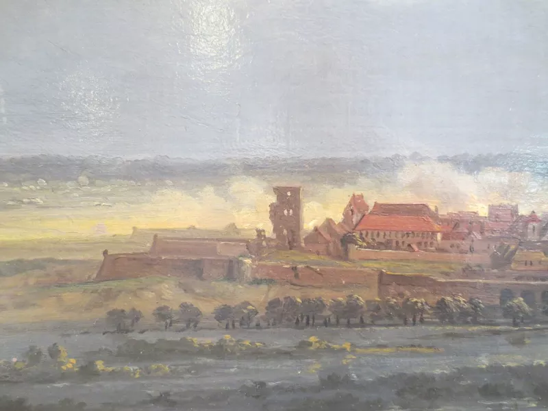 Siège de Dole du 14 février 1668 (détail chateau de Dole)