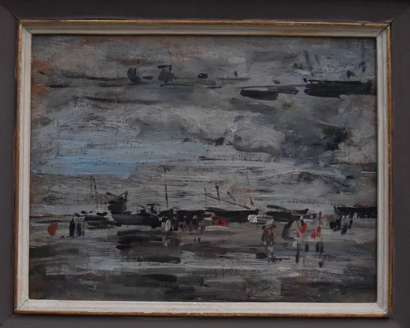 Cabourg - Villa du Temps retrouvé - Eugène Boudin (1824-1898) - Marée basse