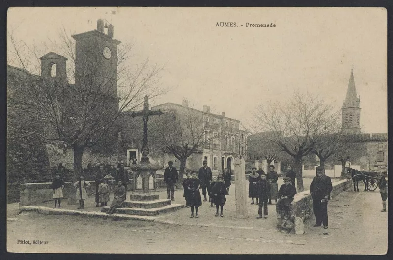 Aumes la promenade - Archives départementales de l’Hérault - FRAD034-2FICP-01146-00001