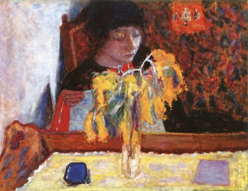 Pierre Bonnard Woman with Mimosa 1924