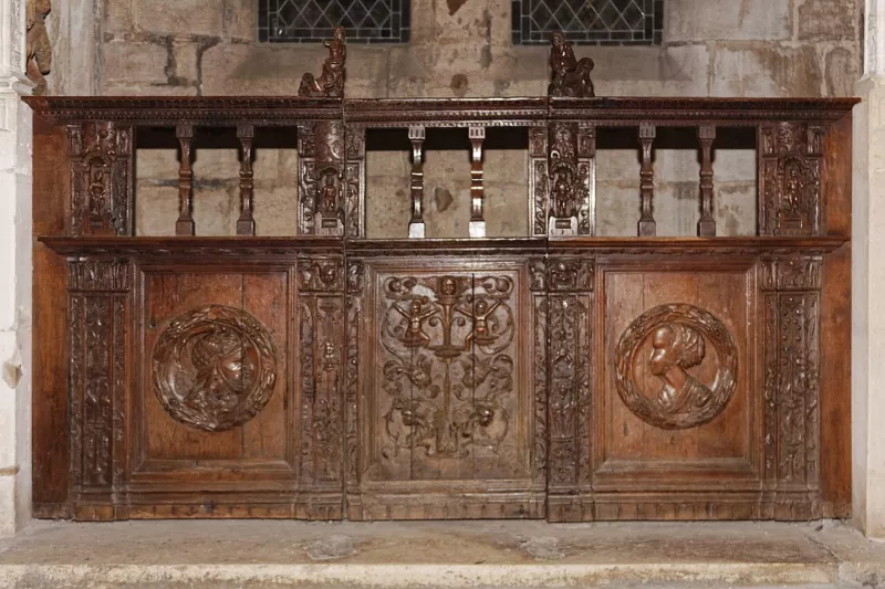 Semur en Auxois-Collégiale Notre Dame-Clôture de la Chapelle Saint Cyr-20110304