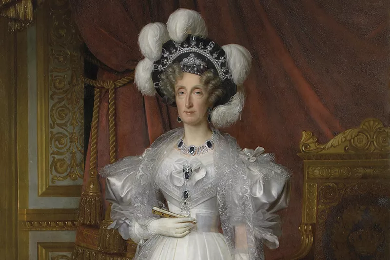 Louis Hersent - Marie-Amélie de Bourbon, princesse des Deux-Siciles, reine des Français