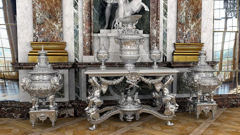 3D mobilier d argent Versailles Hervé Grégoire
