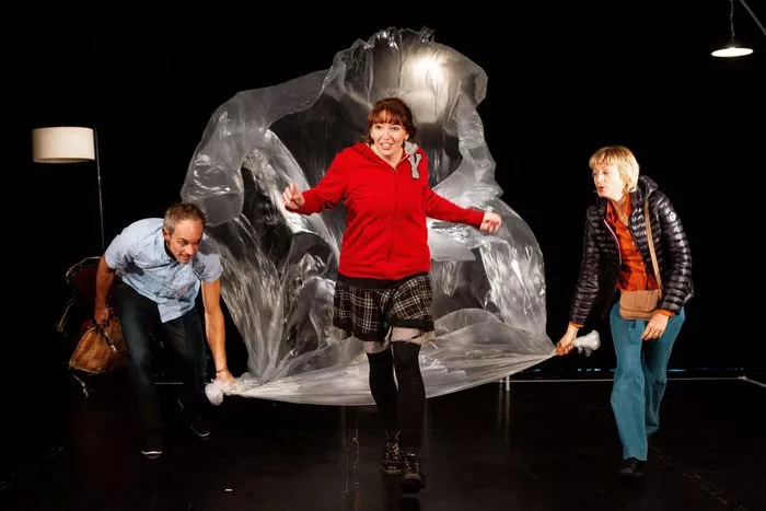 Affiche : Respire par la Manivelle théâtre, texte de Daniela Ginevro