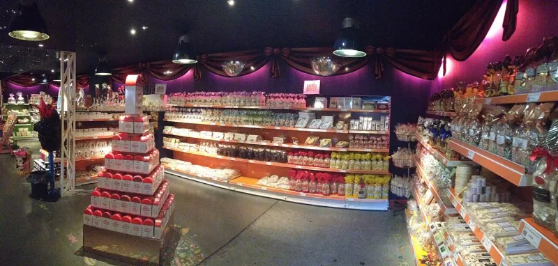 Magasin de vente de bonbons et nougat à Montélimar
