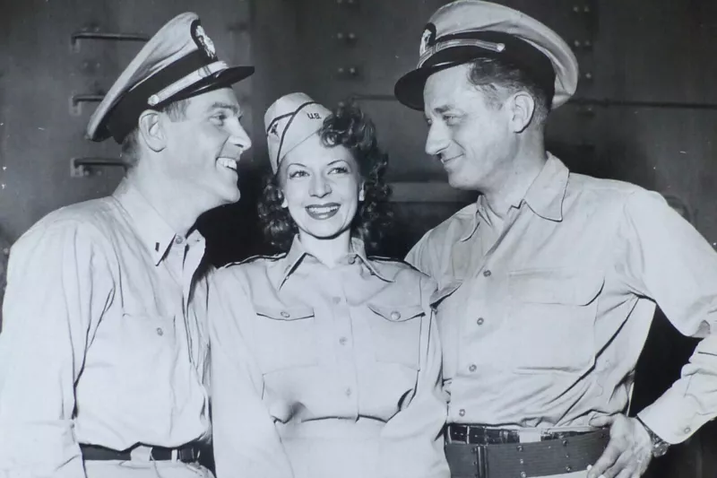 Pierre-Louis, Claudine Chéret et Claude Dauphin (1950)